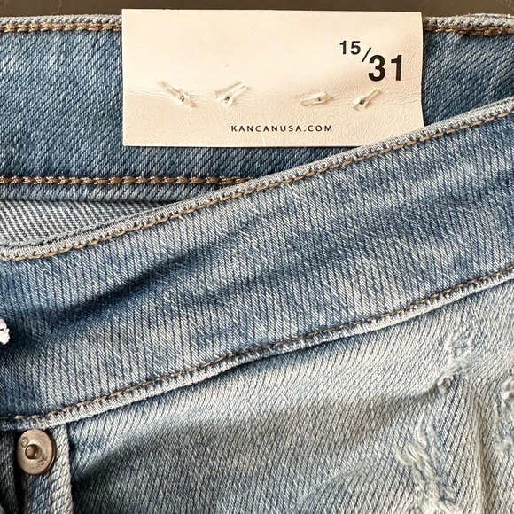 Kancan Distressed Bootcut Jeans NWT - Picture 4 of 5